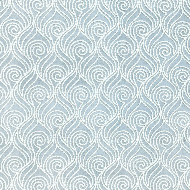Swirl-A-Way Cirrus by RM CoCo Fabric 2018 Spring - Prive Collection 37%Ct/25%Ln/19%Pl/19%Vs Emb: Pl - Dry clean only Horizontal: 5.625 and Vertical: 6.375 54 - Fabric Carolina -