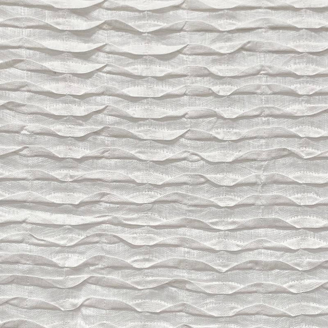 Arly Snow by Magnolia Fabric - 100% Linen India Horizontal: 0.75 and Vertical: 3.5 54" - Fabric Carolina -