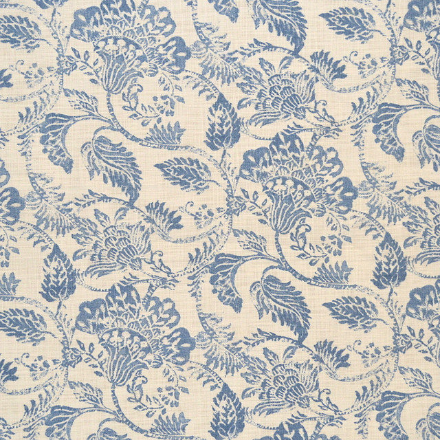 Hathaway Blue by Magnolia Fabric - 100% Ctn Pakistan 50000 Horizontal: 15.75 and Vertical: 17.5 54" (53") - Fabric Carolina -