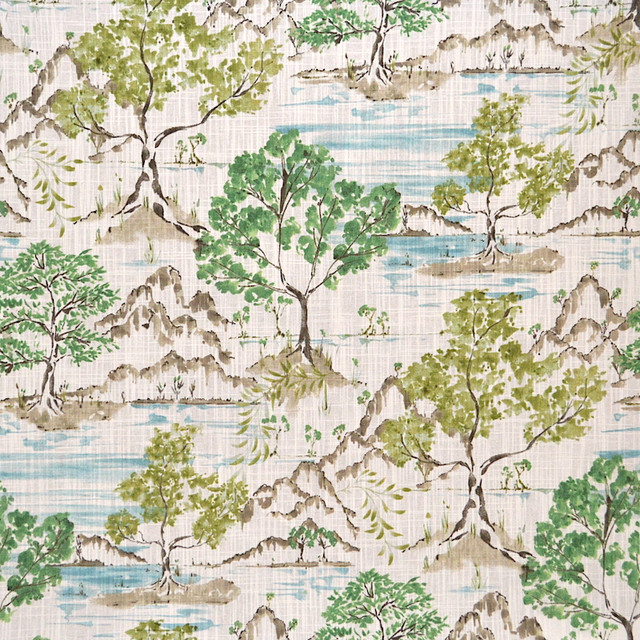 Kronus Green by Magnolia Fabric - 100% Cotton China 27000 Horizontal: 27 and Vertical: 26.25 56" - Fabric Carolina -