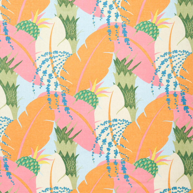 Ananas Tropical 177540 by Schumacher Fabric Tropicana 26.5" - Fabric Carolina - Ananas Tropical 177540 by Schumacher Fabric Tropicana 26.5" - Fabric Carolina -