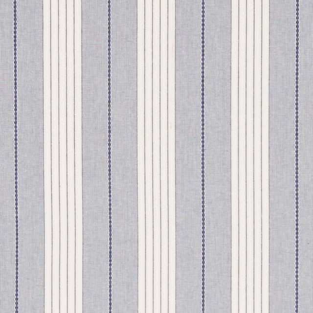 Audrey Stripe Navy 71370 by Schumacher Fabric Essentials-Stripes-Ii 100% Cotton - Horizontal: 4.75 and Vertical: - 54 - Fabric Carolina -