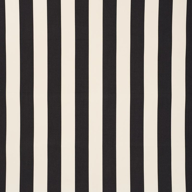 Cabana Stripe Black 71756 by Schumacher Fabric Indooroutdoor-Prints-Wovens 100% High Wyzenbeek 100,000 Horizontal: 7 and Vertical: - 57.75 - Fabric Carolina -