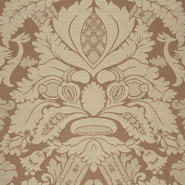Fitzroy Linen Damask Camel 63592 by Schumacher Fabric Palazzo 29.0" - Fabric Carolina -