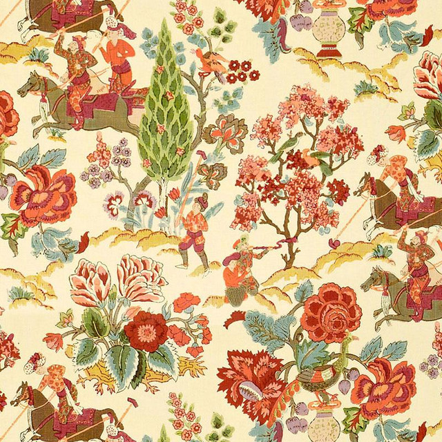 Persian Lancers Spring 173011 by Schumacher Fabric Schumacher Classics 12.5" - Fabric Carolina -