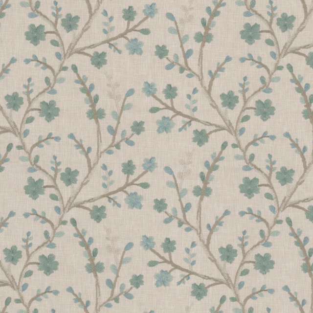 Argyle 1 Aqua by Stout Fabric