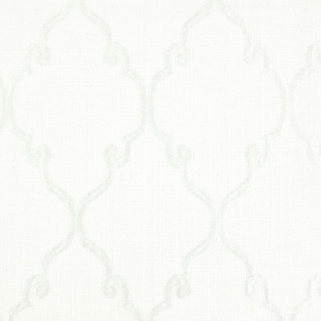 Moser 1 Bone by Stout Fabric Color My Window Natural/White/ Golddust 36% Cotton 30% Polyester 17% Spun Viscose 17% Linen Viscose Embroidery INDIA Horizontal: 2.875 and Vertical: 4.5 51 in - Fabric Carolina -