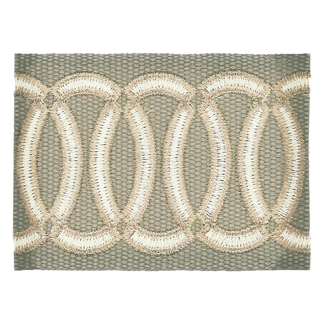 Zealot 4 Cement by Stout Trim Moondust Trim 40% Linen 32% Spun Viscose 24% Polyester 4% Metallic CHINA Horizontal: 0 and Vertical: 0 2.38 in - Fabric Carolina -