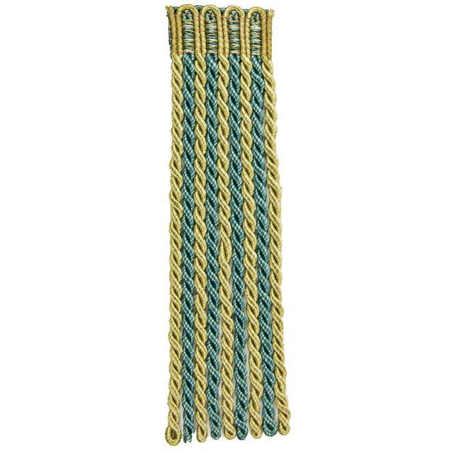 Inverness 8 Sky by Stout Trim Mystique Trim 52% Spun Viscose 48% Cotton CHINA Horizontal: 0 and Vertical: 0 8 in - Fabric Carolina -