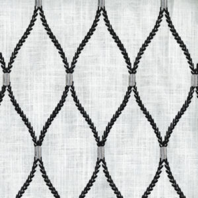 Deacon Zinc 098 by Norbar Fabric 50% POLYESTER / 50% COTTON INDIA 4 1/2"V - 5"H 54 - Fabric Carolina -