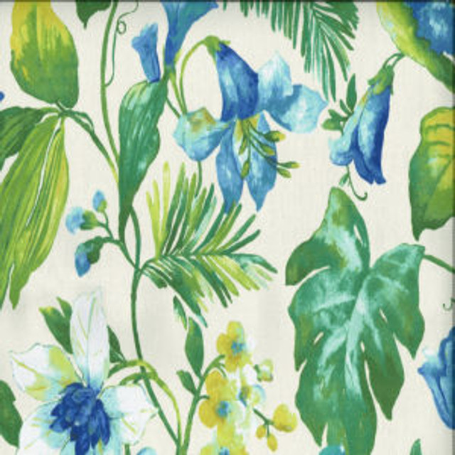 Kenzie Caribbean 523 by Norbar Fabric 100% COTTON PAKISTAN 27 3/4"V - 27 3/8"H 56 - Fabric Carolina -