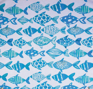 Nestor Turq by Norbar Fabric PRISM BRIGHTS 100% POLYESTER CHINA 18"V 18"H 54 - Fabric Carolina -