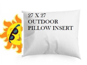 Outdoor 2727 Insert by Norbar Fabric PILLOW INSERT 100 % POLY FILL & COVER USA - Fabric Carolina -