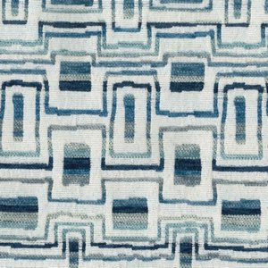 Travis Indigo by Norbar Fabric 100% POLYESTER CHINA 16 1/4"V 7 1/4"H 57 - Fabric Carolina -