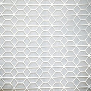 Walden White Pfp by Norbar Fabric ALLURE 100% POLYESTER TURKEY 1"V - 1 7/8"H 105" - Fabric Carolina -