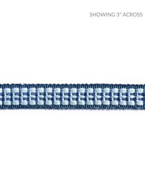 <p>Helena Braid Blue Jay SCV12500008 by Scalamandre Trim</p><p><strong>Required Minimum Quantity Purchase: Fabrics by the yard 1 YARD MINIMUM </p><p>Book: NOVANTA PASSEMENTERIE</p><p>Content: 59% RAYON 41% FIBRANNE</p><p>Origin: CHINA</p><p>Performance: LIGHT DUTY</p><p>Repeat: Horizontal: 0" and Vertical: 0"</p><p>Width: 0.63</p>