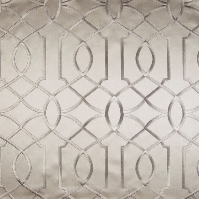 Boomerang Stainless Steel by Norbar Fabric PARAMOUNT 60% COTTON 40% POLYESTER INDIA 9 1/4"V 5 1/4"H 52 - Fabric Carolina -