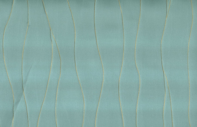 Faryl Aqua by Norbar Fabric PARAMOUNT 100% POLYESTER CHINA 24 1/2"V 13 1/2"H 55 - Fabric Carolina -