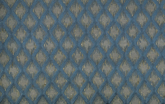 Xavier Riviera by Norbar Fabric PARAMOUNT 43% POLYESTER 32% LINEN CHINA 2"V 1 1/2"H 57 - Fabric Carolina -