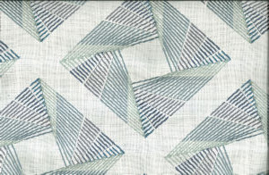 Voltaire Mineral by Norbar Fabric 65% POLYESTER 20% LINEN INDIA 9"V 9 1/2"H 53 - Fabric Carolina -