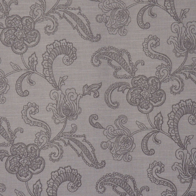 Calypso Taupe by RM CoCo Fabric Bouquet 67% Viscose 29% Linen 4% Poly 10000 Horizontal: 27.13 and Vertical: 13.38 54 - Fabric Carolina -