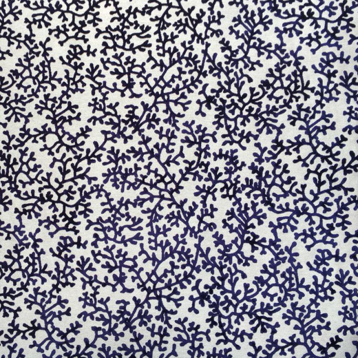 Charleston - Navy by Europatex Fabric Charleston 72% Polyester, 28% Viscose China See Sample Horizontal: N/A and Vertical: N/A 56.00 inches  - Fabric Carolina -