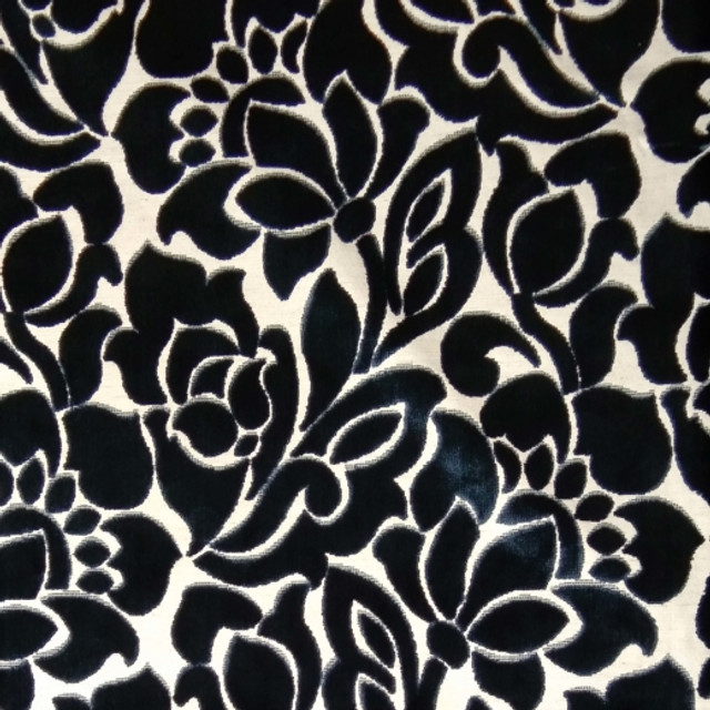 Dream Space Floral - Royal by Europatex Fabric Dreamspace 63.90 % Rayon, 27.86% Polyester, 8.24% Polyester+Linen China See Sample Horizontal: N/A and Vertical: N/A 57.00 inches  - Fabric Carolina -