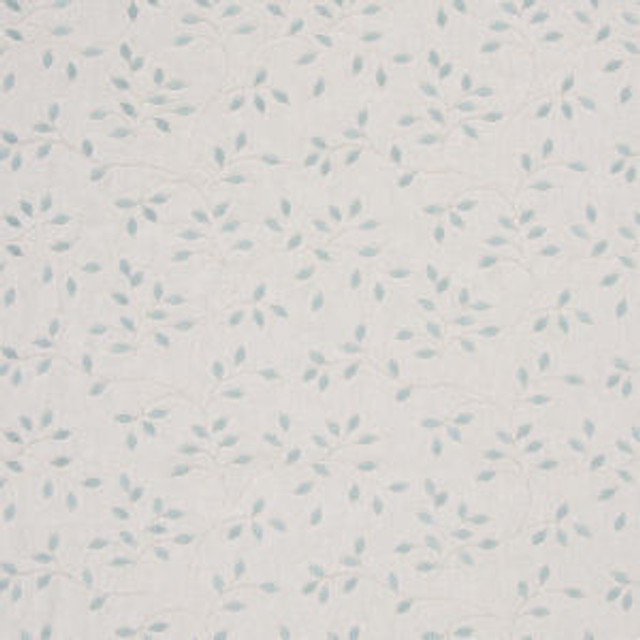 Pascal Aquamarine by Norbar Fabric GALLERY 52% COTTON 48% POLYESTER INDIA 9 1/4"V 13"H 52 - Fabric Carolina -