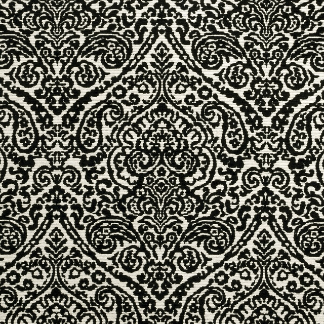 Bw1023 Black/White by Clarke And Clarke Fabric CLARKE & CLARKE BLACK + WHITE VISCOSE - 62%;POLYESTER - 38% Turkey MEDIUM Horizontal: 13.78 and Vertical: 23.9 55 - Fabric Carolina -