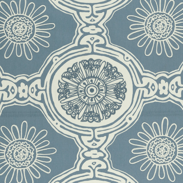 Maxime Provencale by Clarke And Clarke Fabric CLARKE & CLARKE COTE D AZUR COTTON - 100% India - Horizontal: 17.01 and Vertical: 15.75 51 - Fabric Carolina -