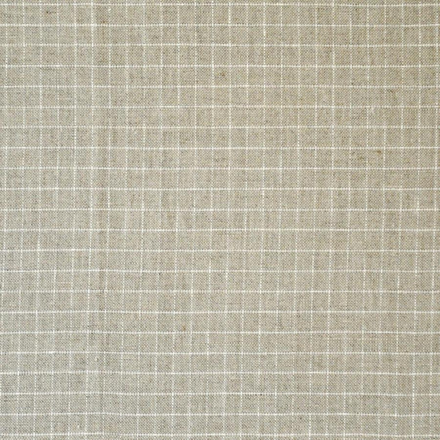Crossword # 549 Fir by Maxwell Fabric Stripes & Checks 100% LINEN INDIA V&H-0.5" 54" - Fabric Carolina -