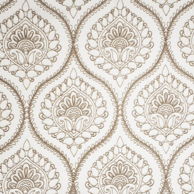Kinnari # 709 Sparrow by Maxwell Fabric Color Theory-Vol.V Caffe Latte 56% COTTON/38% POLYESTER 6% LINEN INDIA V-13.8"H-18.9" 54"EMB51.5 - Fabric Carolina -