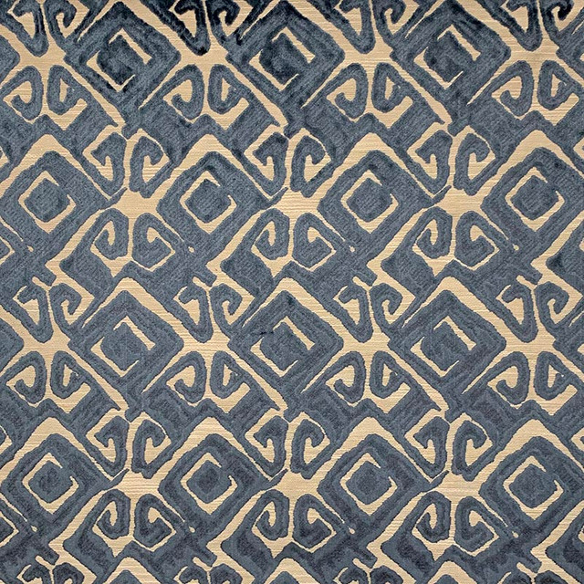 Belmont Navy by Magnolia Fabric - 52Poly/48Visc India 48000 Horizontal: 7 and Vertical: 12 54" - Fabric Carolina -