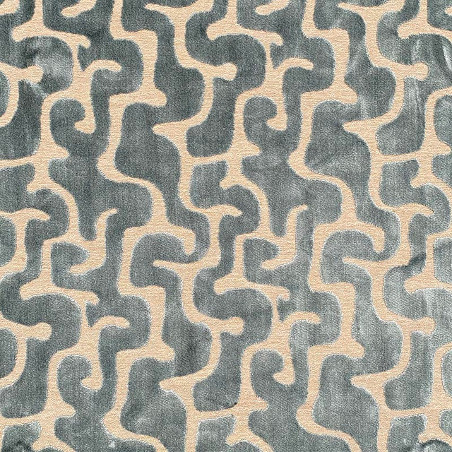 Lochlan Teal by Magnolia Fabric - 59Poly49Visc Belgium 50000 Horizontal: 7 and Vertical: 9 54" - Fabric Carolina -