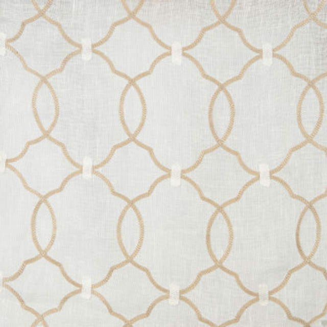 Estrella Tumbleweed by Mitchell Fabric #1903 100% Linen w/100% Viscose Embroidery India </p><p>Repeat: Horizontal: 4 and Vertical: 5 54 - Fabric Carolina -
