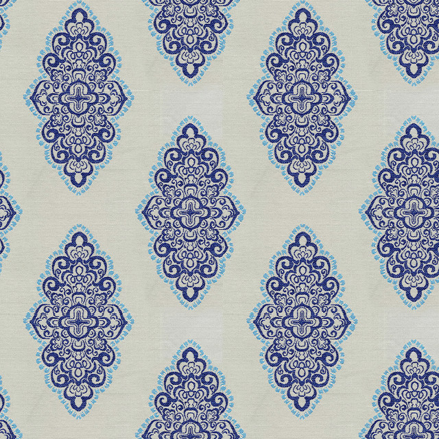 Sherlock 305 Azure by ABBEYSHEA Fabric N/A 100% Polyester China 100,000 Double Rubs </p><p>Repeat: Horizontal: and Vertical: 57" (144 cm) - Fabric Carolina -