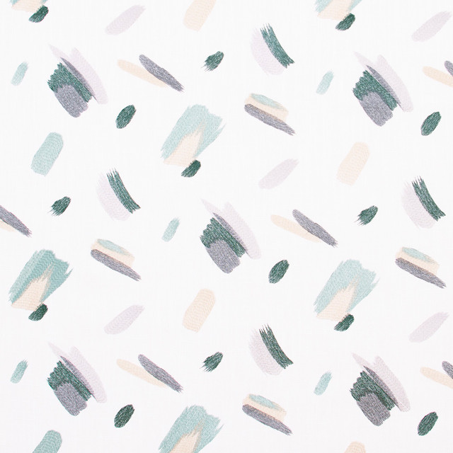 Brush Away Laurel Green by Carole Fabric Spearmint 36% Polyester, 26% Cotton, 22% Viscose, 16% Linen China Passes 30,000 Double Rubs Wyzenbeek Horizontal: 18 and Vertical: 17.5 53 - Fabric Carolina -