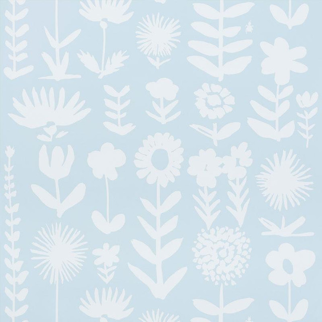 Wild Things Sky 5009812 by Schumacher Wallpaper Vera Neumann 27.0" - Fabric Carolina - Wild Things Sky 5009812 by Schumacher Wallpaper Vera Neumann 27.0" - Fabric Carolina -