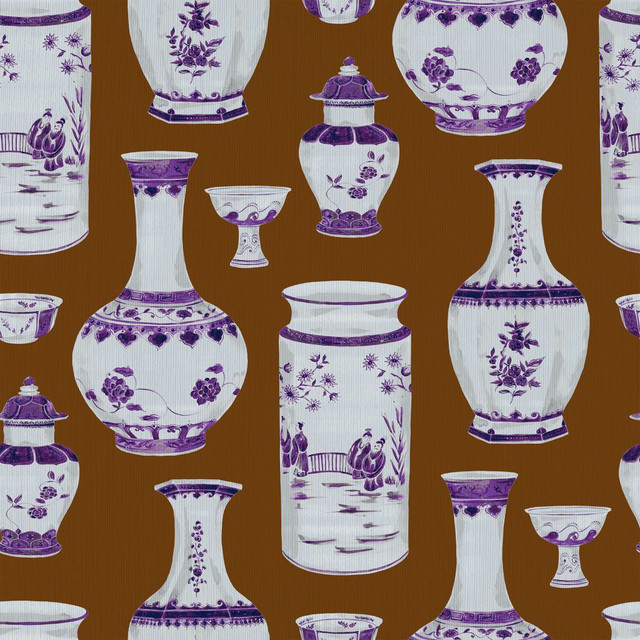 Ming Dynasty Amethyst by RM CoCo Fabric