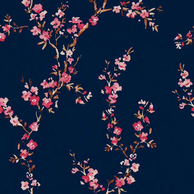 Manchurian Blossoms Britannia by RM CoCo Fabric