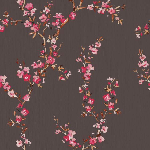 Manchurian Blossoms Hazelnut by RM CoCo Fabric