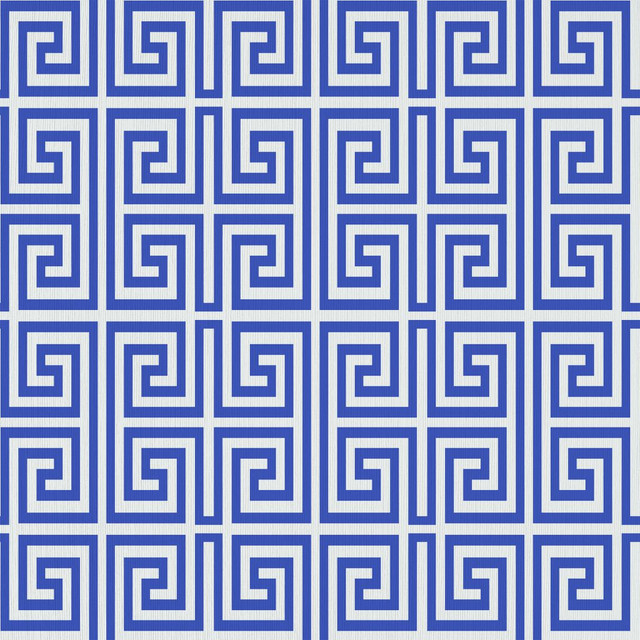 Emperor's Fret Porcelain by RM CoCo Fabric