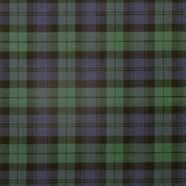 Strathspey # 410 Blackwatch by Maxwell Fabric Menswear-Plaids & Checks 100% COTTON INDIA V-4.5" H-4.5" 54" - Fabric Carolina -