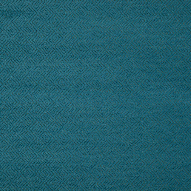 Magellan # 854 Peacock by Maxwell Fabric Colorguard-Amazonia 100% POLYESTER TURKEY V-1.5" H-1.4" 54.3" - Fabric Carolina -