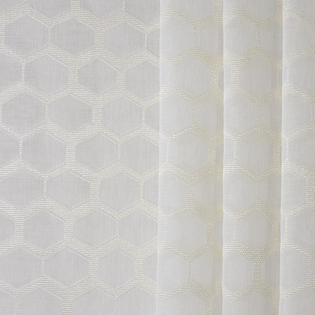 Evident Love Cream by Carole Fabric Sheer Philosophy 100% Polyester Turkey N/A </p><p>Repeat: 15" V, 19 1/4" H 118" - Fabric Carolina -