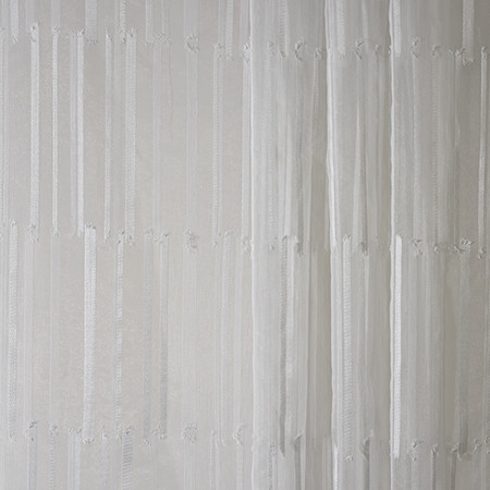 With Feeling White by Carole Fabric Sheer Philosophy 100% Polyester Turkey N/A </p><p>Repeat: 15" V, 9" H 118" - Fabric Carolina -