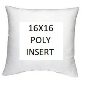 16X16 Poly Insert by Norbar Fabric PILLOW INSERT 100% POLY SHELL & FILL US - Fabric Carolina -
