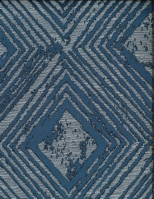 Clubroom Dark Blue by Norbar Fabric SPLENDOR 83% POLYESTER 17% VISCOSE CHINA 11 1/4"V 19 5/8"H 55 - Fabric Carolina -