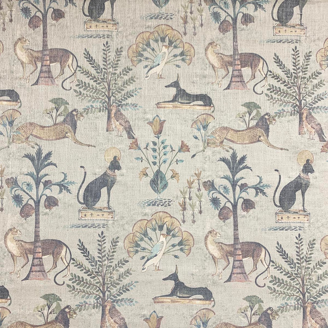 Kingdom Bluestar by Magnolia Fabric - 72 Poly, 20 Ray, 8 Lin China 90000 Horizontal: 18 and Vertical: 18 54 - Fabric Carolina -