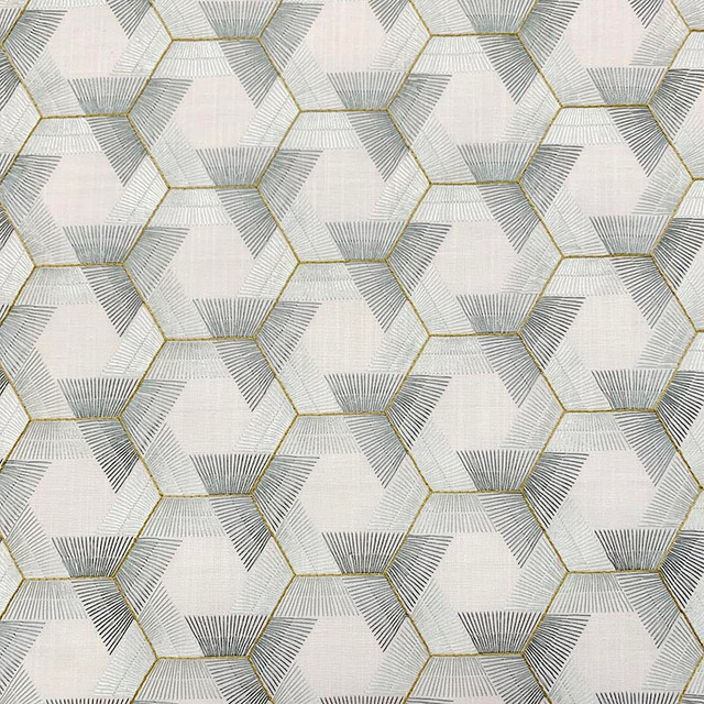 Madjick Rain by Magnolia Fabric - 82Poly,11Cot,7Lin(Emb.100%Cot) India Horizontal: 5.25 and Vertical: 3.25 54 - Fabric Carolina -